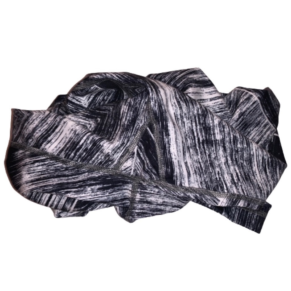 Lululemon Wunder Under Black White Crop Leggings - Picture 11 of 16
